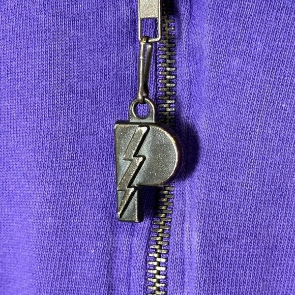 Vintage Pro Player Los Angeles Lakers Shirt Mens XL 1/2 Zip Embroidered Shooting - Picture 5 of 14